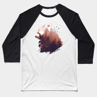 Forest Panda Baseball T-Shirt